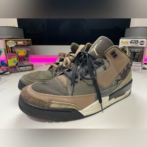 Nike Air Jordan 3 Retro Camo Patch Work DO1830-200 Mens Sz 12